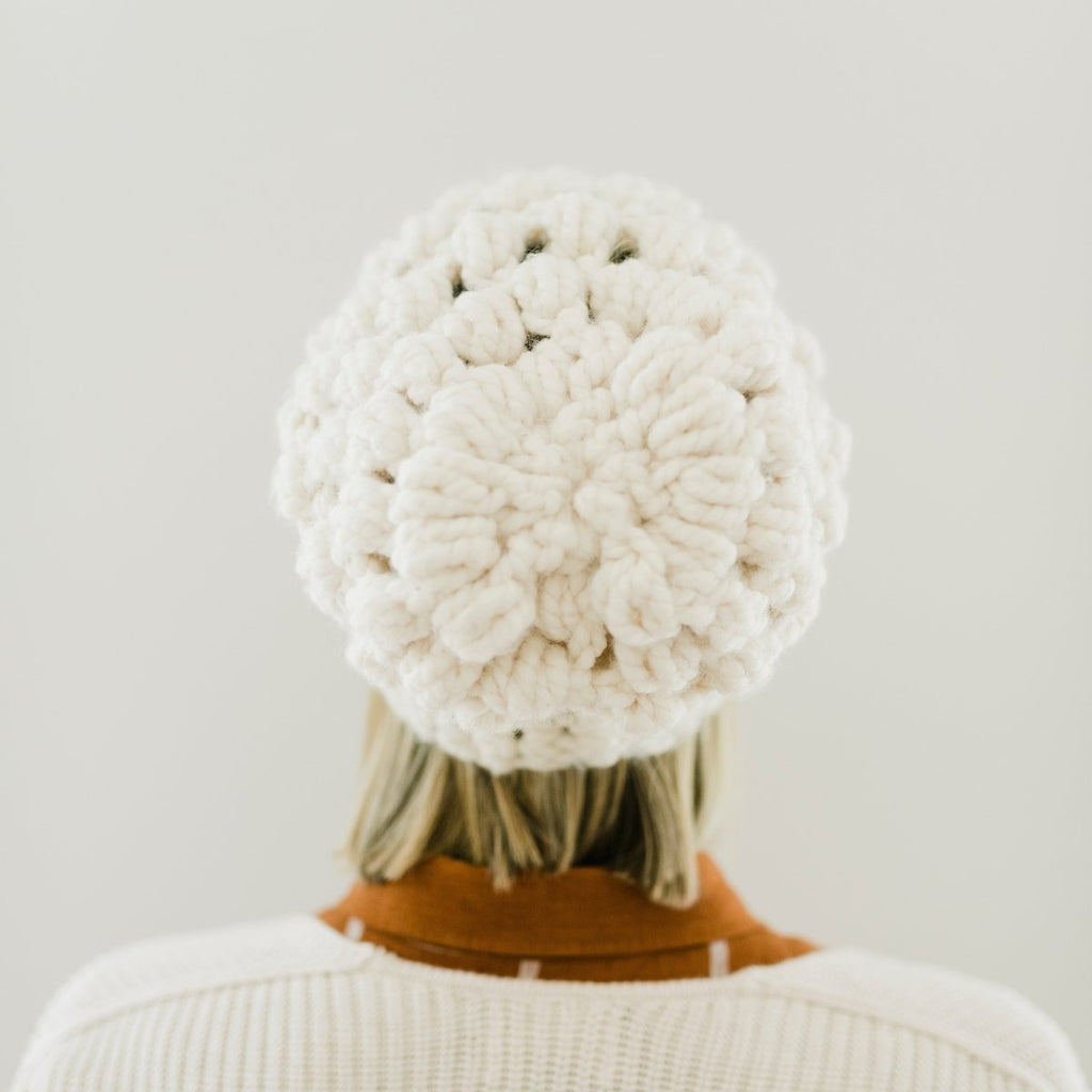 Women's Slouch Hat | Cream Slouchy Beanie
