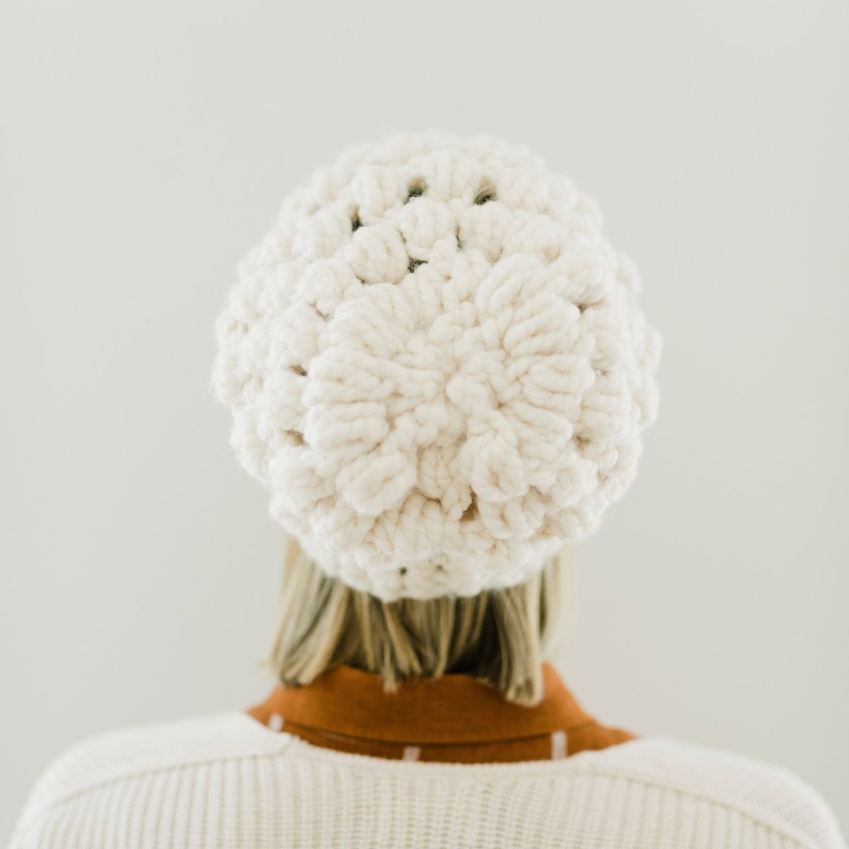 Women's Slouch Hat | Cream Slouchy Beanie