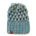 Women's Slouch Hat | Succulent Blue Slouchy Beanie