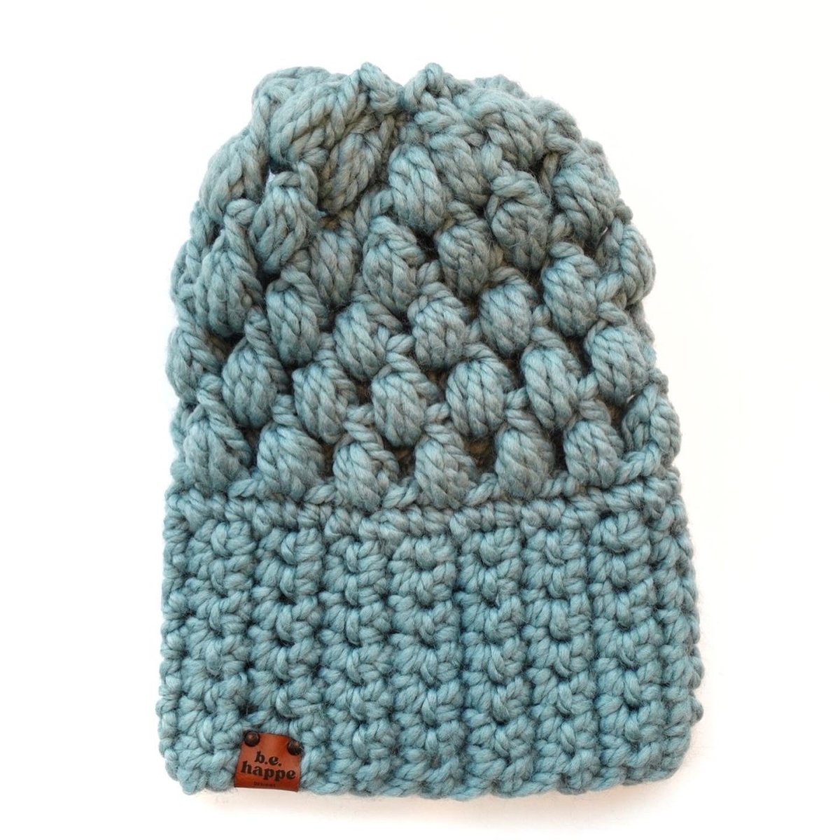 Women's Slouch Hat | Succulent Blue Slouchy Beanie