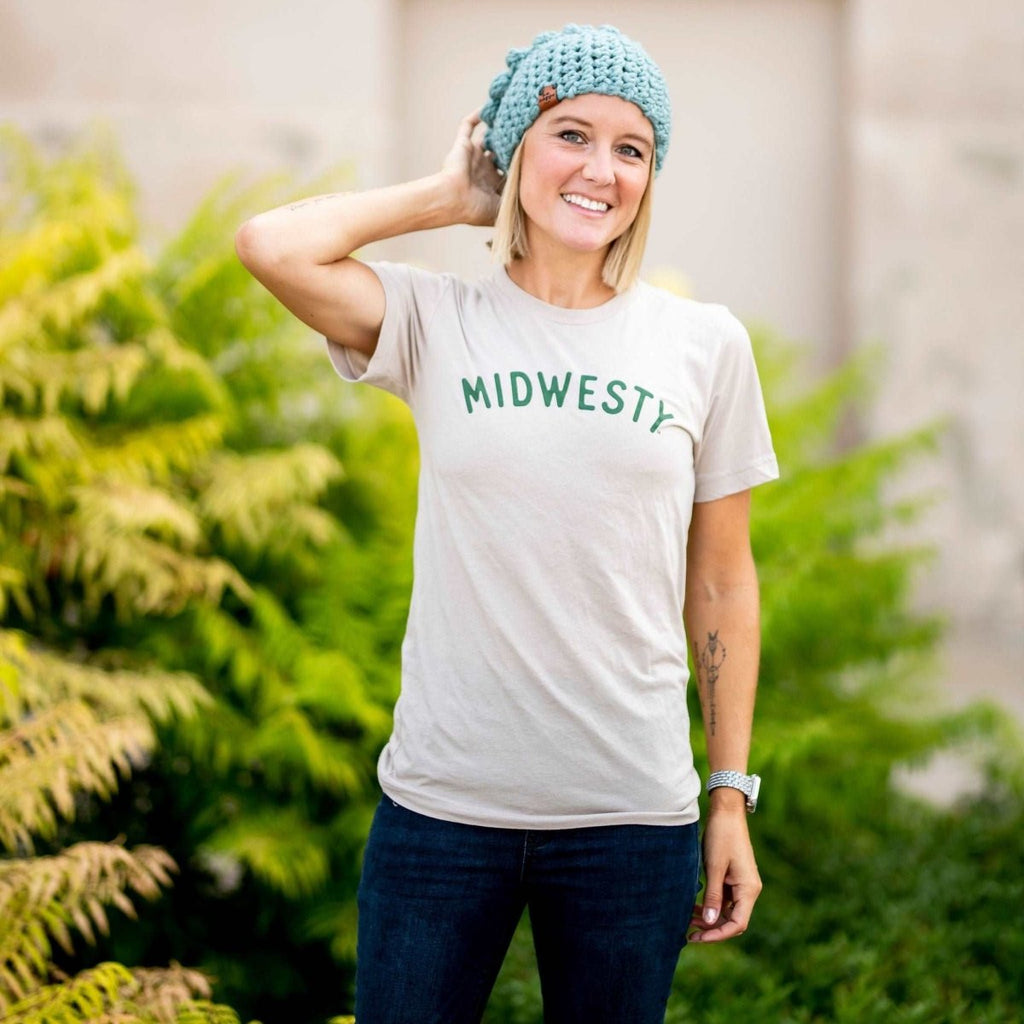 Women's Slouch Hat | Succulent Blue Slouchy Beanie
